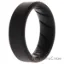 Picture of Silicone Wedding BR 8mm Edge Ring - Basic-Black by ROQ for Men - 11 mm Ring
