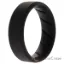 Picture of Silicone Wedding BR 8mm Edge Ring - Basic-Black by ROQ for Men - 13 mm Ring