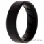 Picture of Silicone Wedding BR 8mm Edge Ring - Basic-Black by ROQ for Men - 14 mm Ring