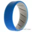 Picture of Silicone Wedding BR 8mm Edge Ring - Grey-Blue by ROQ for Men - 7 mm Ring