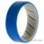 Picture of Silicone Wedding BR 8mm Edge Ring - Grey-Blue by ROQ for Men - 8 mm Ring