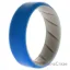 Picture of Silicone Wedding BR 8mm Edge Ring - Grey-Blue by ROQ for Men - 12 mm Ring