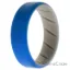 Picture of Silicone Wedding BR 8mm Edge Ring - Grey-Blue by ROQ for Men - 14 mm Ring