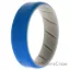 Picture of Silicone Wedding BR 8mm Edge Ring - Grey-Blue by ROQ for Men - 16 mm Ring