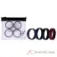 Picture of Silicone Wedding BR Step Ring Set - Basic-Bordo by ROQ for Men - 4 x 13 mm Ring