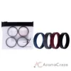 Picture of Silicone Wedding BR Step Ring Set - Basic-Bordo by ROQ for Men - 4 x 16 mm Ring