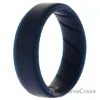 Picture of Silicone Wedding BR Step Ring - Basic-Blue by ROQ for Men - 10 mm Ring