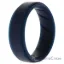 Picture of Silicone Wedding BR Step Ring - Basic-Blue by ROQ for Men - 10 mm Ring