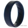 Picture of Silicone Wedding BR Step Ring - Basic-Blue by ROQ for Men - 12 mm Ring