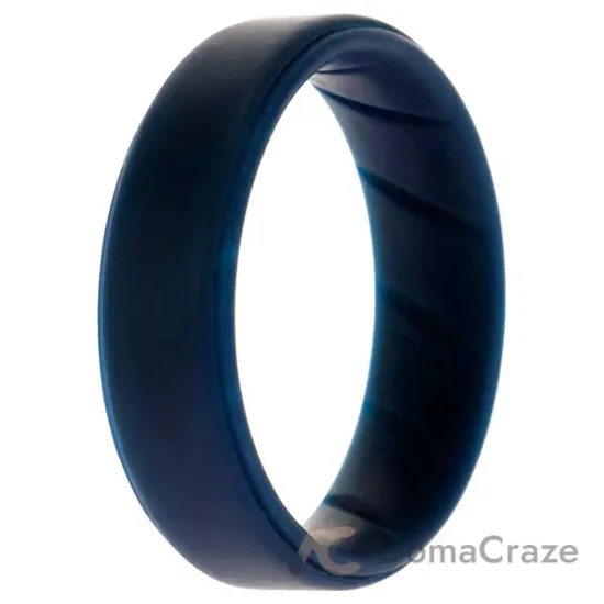 Picture of Silicone Wedding BR Step Ring - Basic-Blue by ROQ for Men - 15 mm Ring
