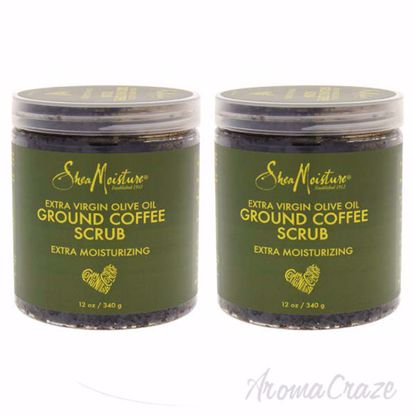 Olive Oil Coffee Scrub by Shea Moisture for Unisex - 12 oz S