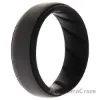 Picture of Silicone Wedding BR Step Ring - Black-Grey by ROQ for Men - 9 mm Ring