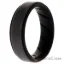 Picture of Silicone Wedding BR Step Ring - Black-Grey by ROQ for Men - 15 mm Ring