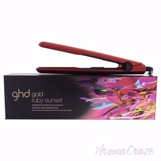 Ruby Sunset Gold Styler by GHD for Unisex - 2 Pc Kit 1 Inch 