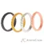 Picture of Silicone Wedding Stackble Braided Ring Set - Metal by ROQ for Women - 4 x 10 mm Ring