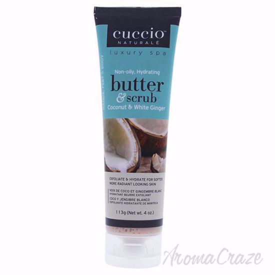 Butter Scrub Coconut and White Ginger by Cuccio for Unisex -