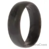 Picture of Silicone Wedding 6mm Smooth Single Ring - Grey-Marble by ROQ for Women - 6 mm Ring