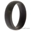 Picture of Silicone Wedding 6mm Smooth Single Ring - Grey-Marble by ROQ for Women - 7 mm Ring