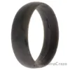 Picture of Silicone Wedding 6mm Smooth Single Ring - Grey-Marble by ROQ for Women - 8 mm Ring