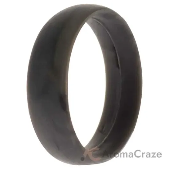 Picture of Silicone Wedding 6mm Smooth Single Ring - Grey-Marble by ROQ for Women - 8 mm Ring