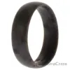 Picture of Silicone Wedding 6mm Smooth Single Ring - Grey-Marble by ROQ for Women - 9 mm Ring