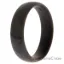 Picture of Silicone Wedding 6mm Smooth Single Ring - Grey-Marble by ROQ for Women - 10 mm Ring