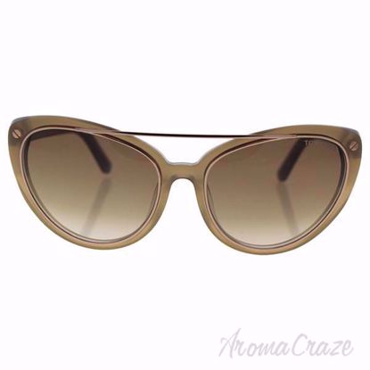 Tom Ford FT0384 34F Edita Shiny Light Bronze/Brown Gradient 