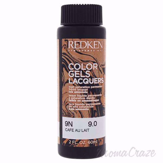 Color Gels Lacquers Haircolor 9N - Cafe Au Lait by Redken fo