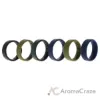 Picture of Silicone Wedding BR 8mm Ring Set - Basic-Olive by ROQ for Men - 6 x 16 mm Ring