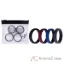 Picture of Silicone Wedding 6mm Brush 2Layer Ring Set - Bordo by ROQ for Men - 4 x 12 mm Ring