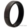 Picture of Silicone Wedding 6mm Brush 2Layer Ring - Silver by ROQ for Men - 13 mm Ring