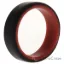 Picture of Silicone Wedding 6mm Brush 2Layer Ring - Red-Black by ROQ for Men - 7 mm Ring