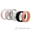 Picture of Silicone Wedding Flower Ring Set - Marble by ROQ for Women - 6 x 11 mm Ring