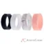 Picture of Silicone Wedding Flower Ring Set - Marble by ROQ for Women - 4 x 8 mm Ring