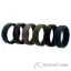 Picture of Silicone Wedding 2Layer Beveled 8mm Ring Set - Black-Camo by ROQ for Men - 6 x 12 mm Ring