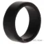 Picture of Silicone Wedding 2Layer Beveled 8mm Ring - Black by ROQ for Men - 8 mm Ring