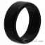 Picture of Silicone Wedding 2Layer Beveled 8mm Ring - Black by ROQ for Men - 9 mm Ring