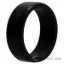 Picture of Silicone Wedding 2Layer Beveled 8mm Ring - Black by ROQ for Men - 11 mm Ring