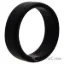 Picture of Silicone Wedding 2Layer Beveled 8mm Ring - Black by ROQ for Men - 12 mm Ring