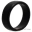 Picture of Silicone Wedding 2Layer Beveled 8mm Ring - Black by ROQ for Men - 16 mm Ring
