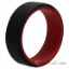 Picture of Silicone Wedding 2Layer Beveled 8mm Ring - Red-Black by ROQ for Men - 12 mm Ring