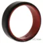 Picture of Silicone Wedding 2Layer Beveled 8mm Ring - Red-Black by ROQ for Men - 13 mm Ring