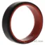 Picture of Silicone Wedding 2Layer Beveled 8mm Ring - Red-Black by ROQ for Men - 14 mm Ring