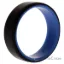 Picture of Silicone Wedding 2Layer Beveled 8mm Ring - Blue-Black by ROQ for Men - 16 mm Ring