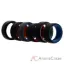 Picture of Silicone Wedding 2Layer Lines Ring Set - MultiColor by ROQ for Men - 6 x 8 mm Ring
