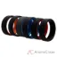Picture of Silicone Wedding 2Layer Lines Ring Set - MultiColor by ROQ for Men - 6 x 16 mm Ring