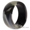 Picture of Silicone Wedding Ring - Black-Camo by ROQ for Men - 8 mm Ring