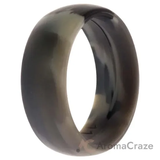 Picture of Silicone Wedding Ring - Black-Camo by ROQ for Men - 11 mm Ring
