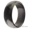 Picture of Silicone Wedding Ring - Black-Camo by ROQ for Men - 12 mm Ring