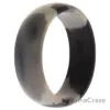 Picture of Silicone Wedding Ring - Black-Camo by ROQ for Men - 14 mm Ring
